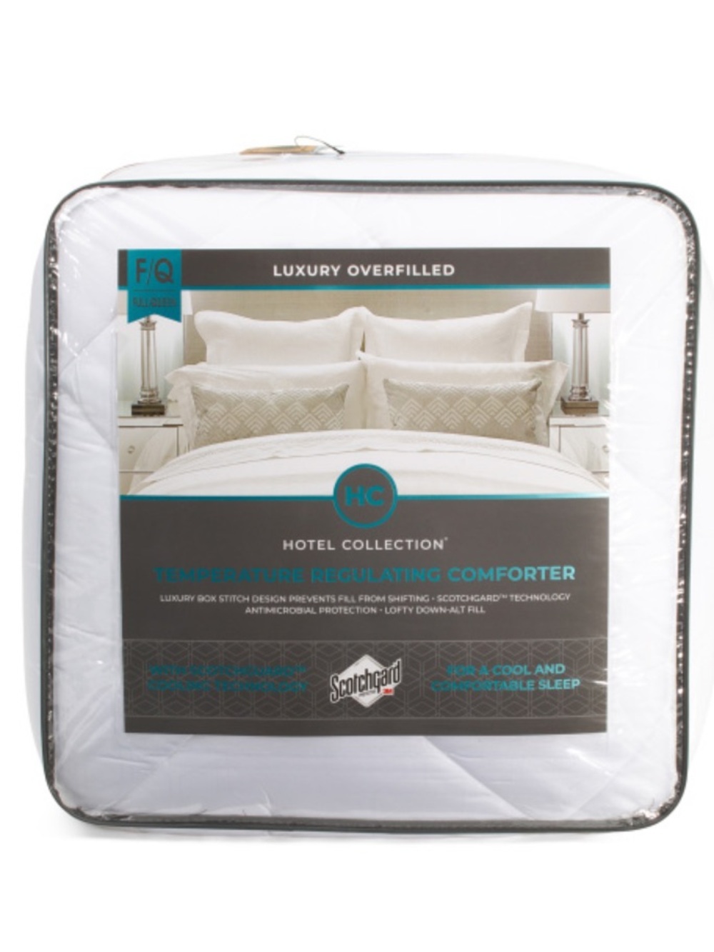 Hotel Collection White Luxury Overfilled Comforter